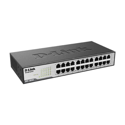D-Link 24-Port Fast Ethernet Unmanaged Desktop Switch - Image 2