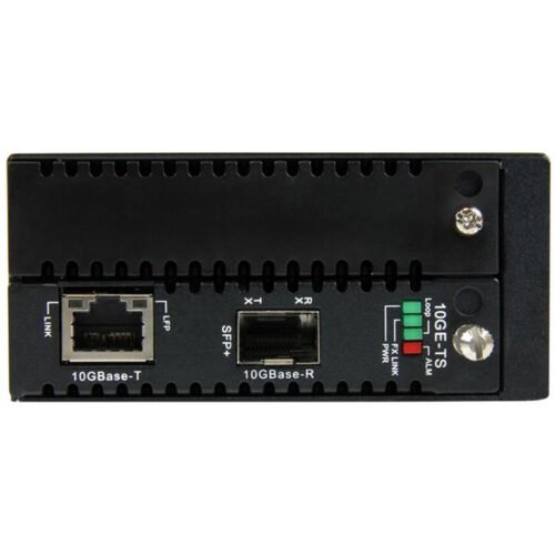 StarTech.com 10 Gigabit Ethernet Copper-to-Fiber Media Converter - Open SFP+ - Managed - Image 2