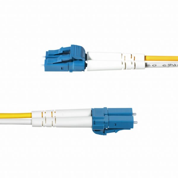 StarTech.com 25m (82ft) LC to LC (UPC) OS2 Single Mode Duplex Fiber Optic Cable, 9/125µm, 100G, Bend Insensitive, Low Insertio - Image 2