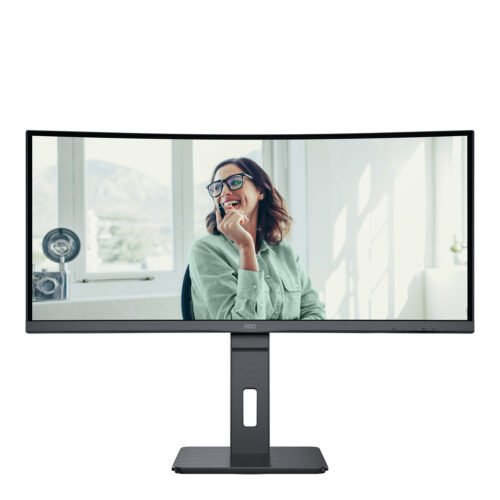 AOC CU34P3CV computer monitor 86.4 cm (34") 3440 x 1440 pixels UltraWide Quad HD LED Black - Image 13