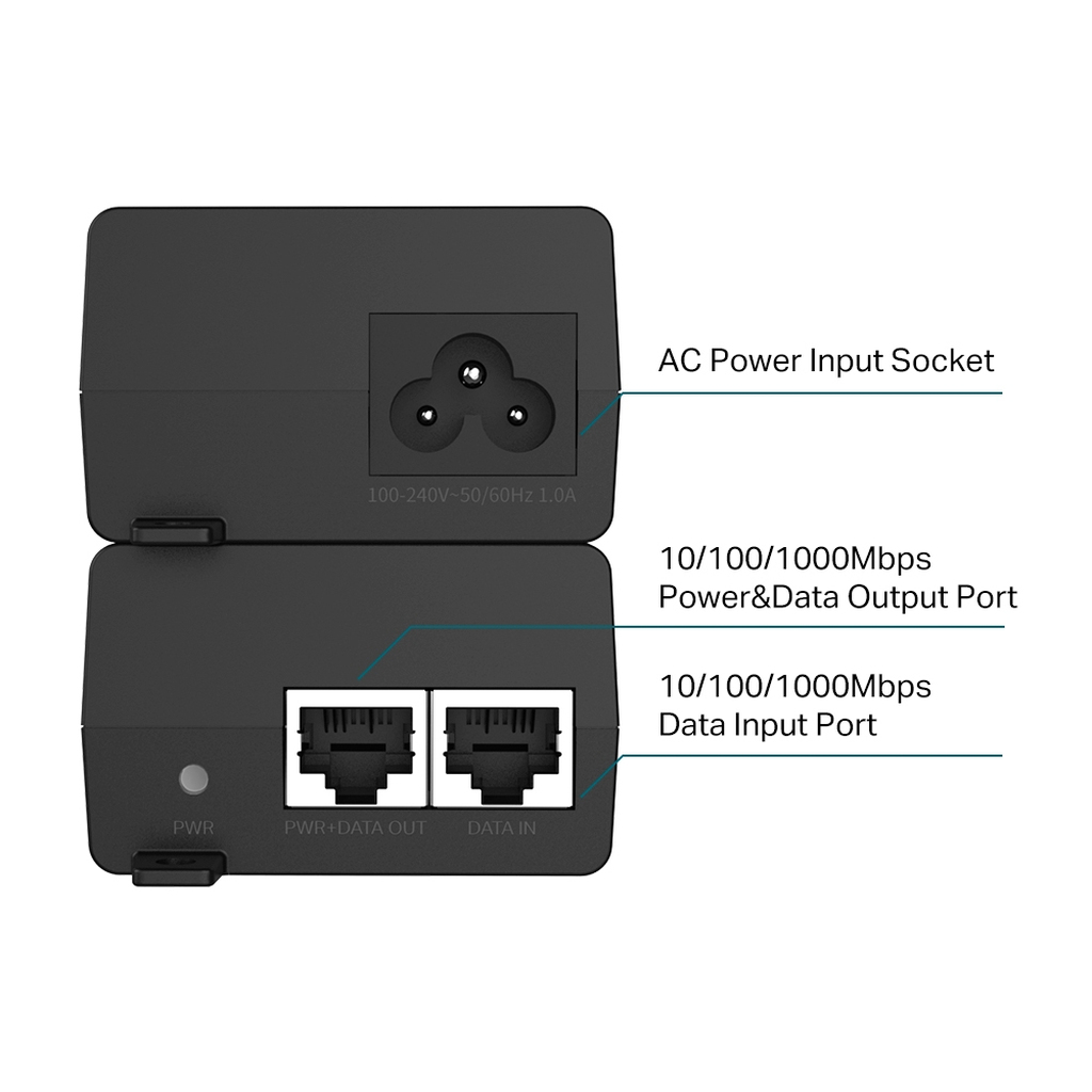 TP-Link Omada PoE+ Injector Adapter - Image 3