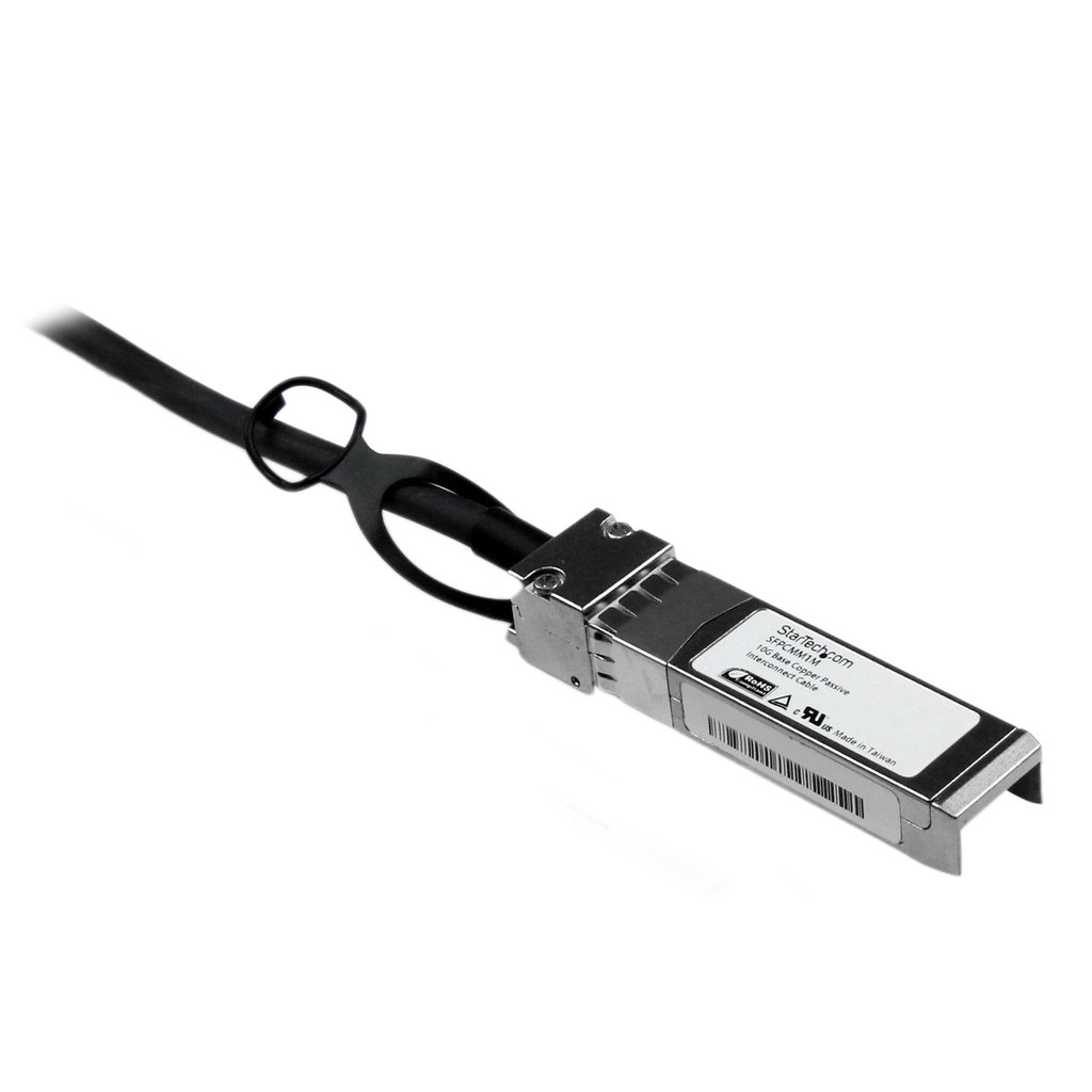StarTech.com Cisco SFP-H10GB-CU1M Compatible 1m 10G SFP+ to SFP+ Direct Attach Cable Twinax - 10GbE SFP+ Copper DAC 10 Gbps Low - Image 2