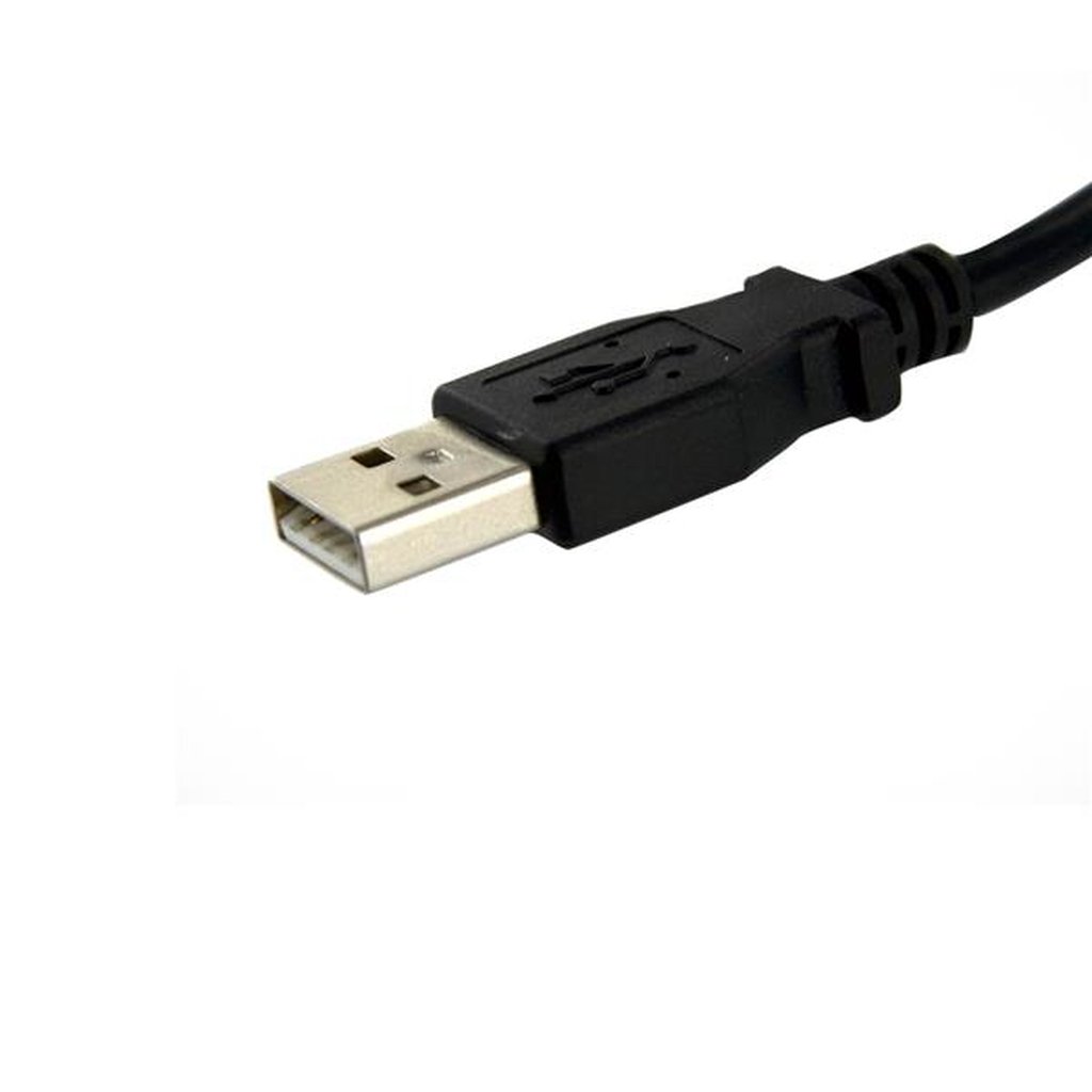 StarTech.com 1 ft Panel Mount USB Cable A to A - F/M - Image 2