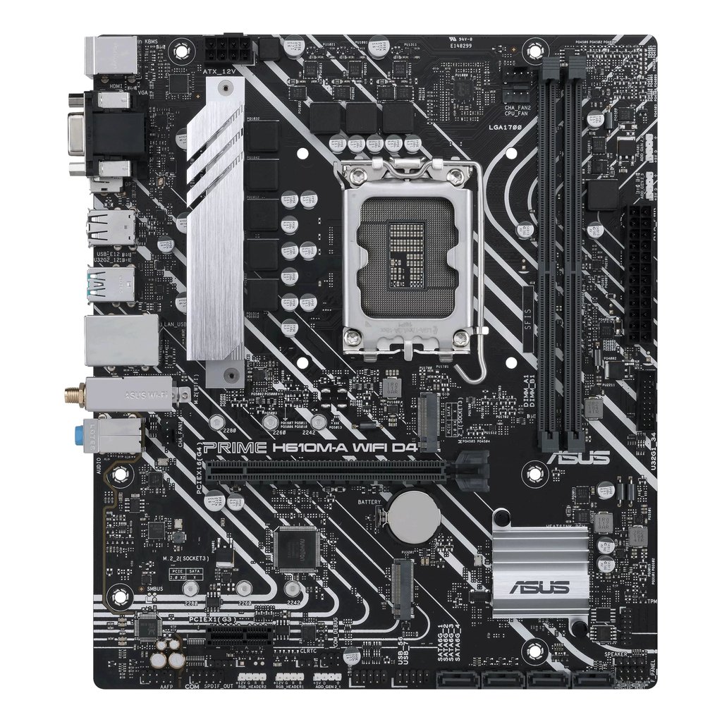 ASUS PRIME H610M-A WIFI D4 Intel H610 LGA 1700 micro ATX - Image 2