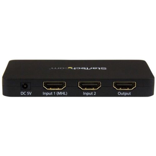 StarTech.com 2-Port HDMI automatic video switch w/ aluminum housing and MHL support – 4K 30Hz - Image 3
