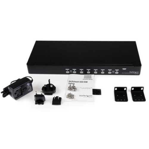 StarTech.com 8 Port 1U Rackmount USB KVM Switch with OSD - Image 4