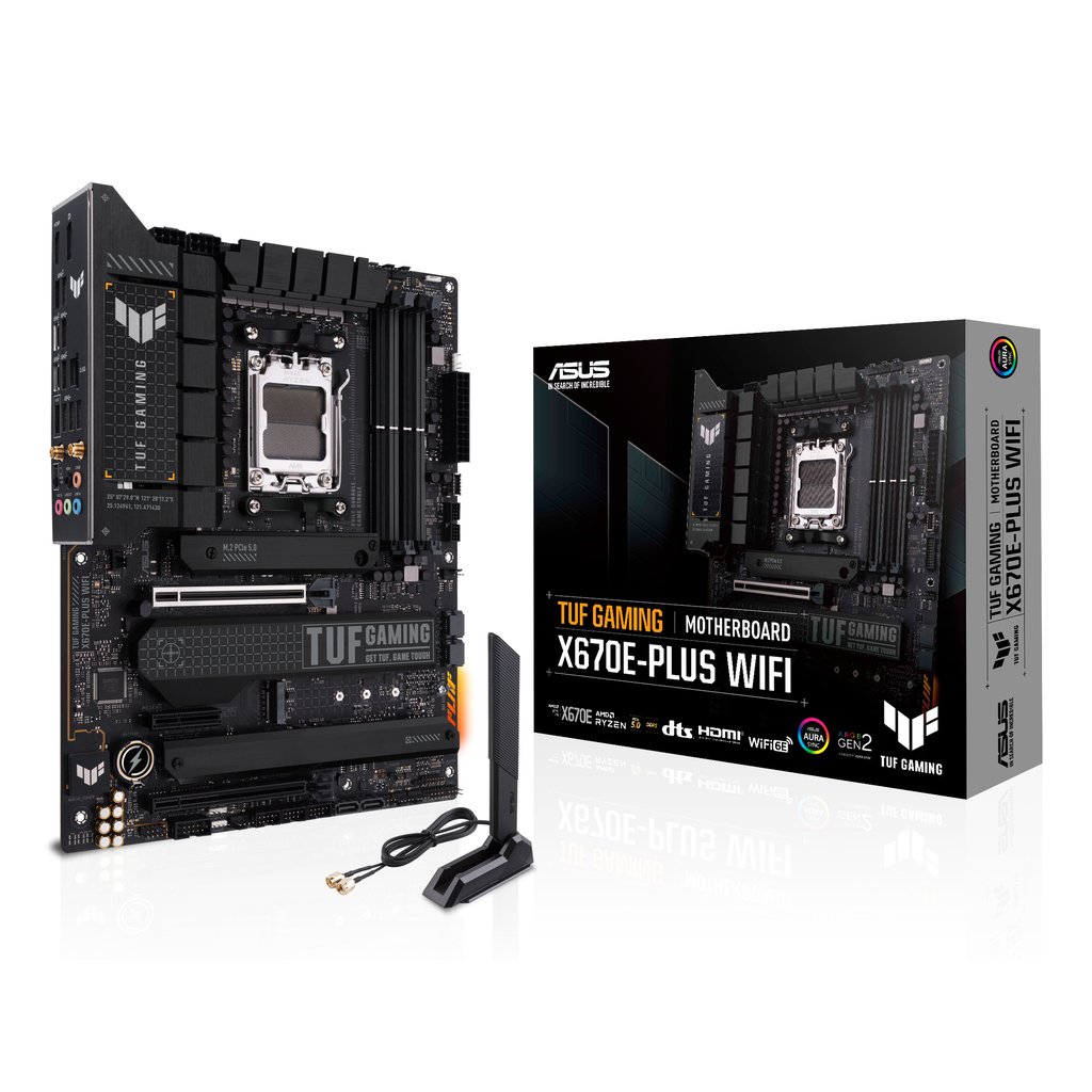 ASUS TUF GAMING X670E-PLUS WIFI AMD X670 Socket AM5 ATX