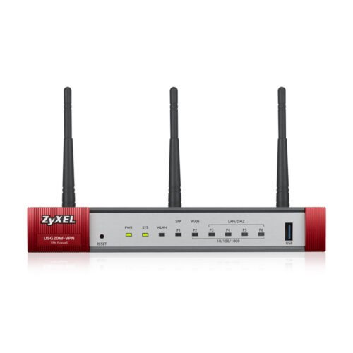 Zyxel USG20W-VPN-EU0101F wireless router Gigabit Ethernet Dual-band (2.4 GHz / 5 GHz) Grey, Red - Image 3