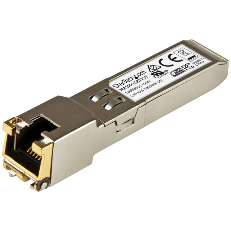 StarTech.com Cisco Meraki MA-SFP-1GB-TX Compatible SFP Module - 1000BASE-T - SFP to RJ45 Cat6/Cat5e - 10/100/1000 Mbps - RJ-45
