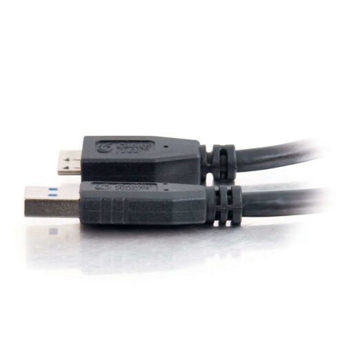 C2G 1m USB 3.0 A Male to Micro B Male Cable - Image 2