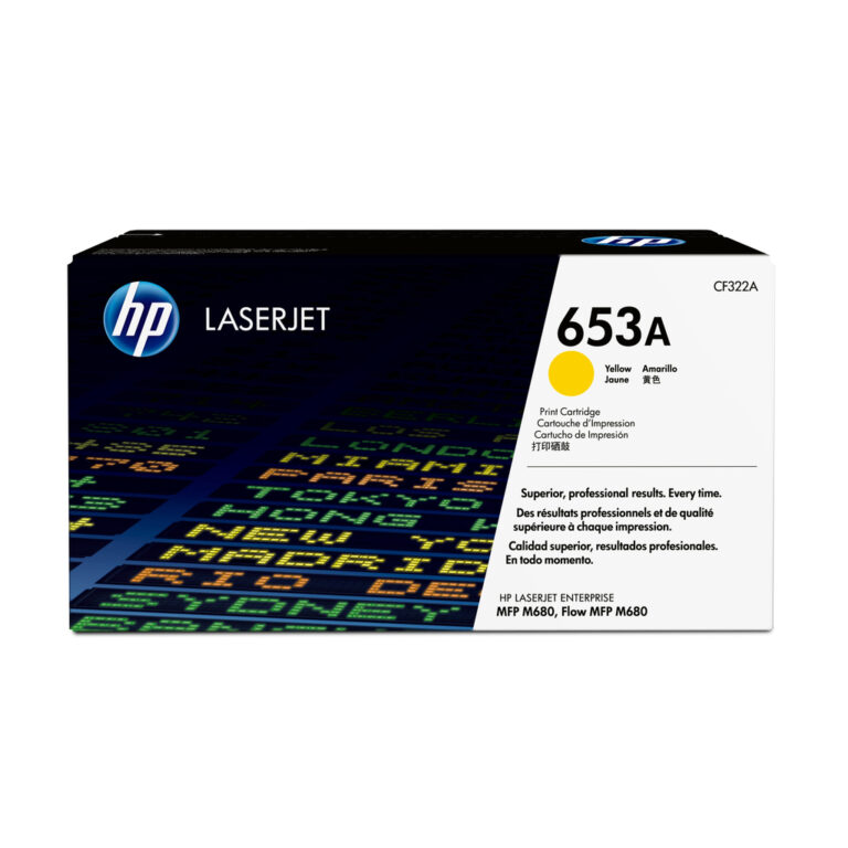 HP 653A Yellow Original LaserJet Toner Cartridge