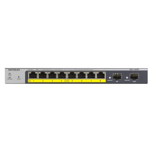 NETGEAR GS110TP Managed L2/L3/L4 Gigabit Ethernet (10/100/1000) Power over Ethernet (PoE) Grey - Image 3