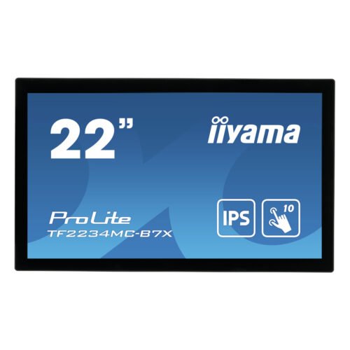 iiyama ProLite TF2234MC-B7X computer monitor 54.6 cm (21.5") 1920 x 1080 pixels Full HD LED Touchscreen Multi-user Black