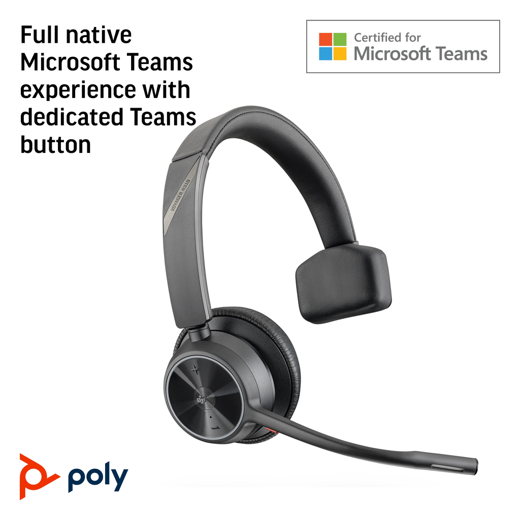 POLY Voyager 4310 Microsoft Teams Certified USB-C Headset +BT700 dongle - Image 8