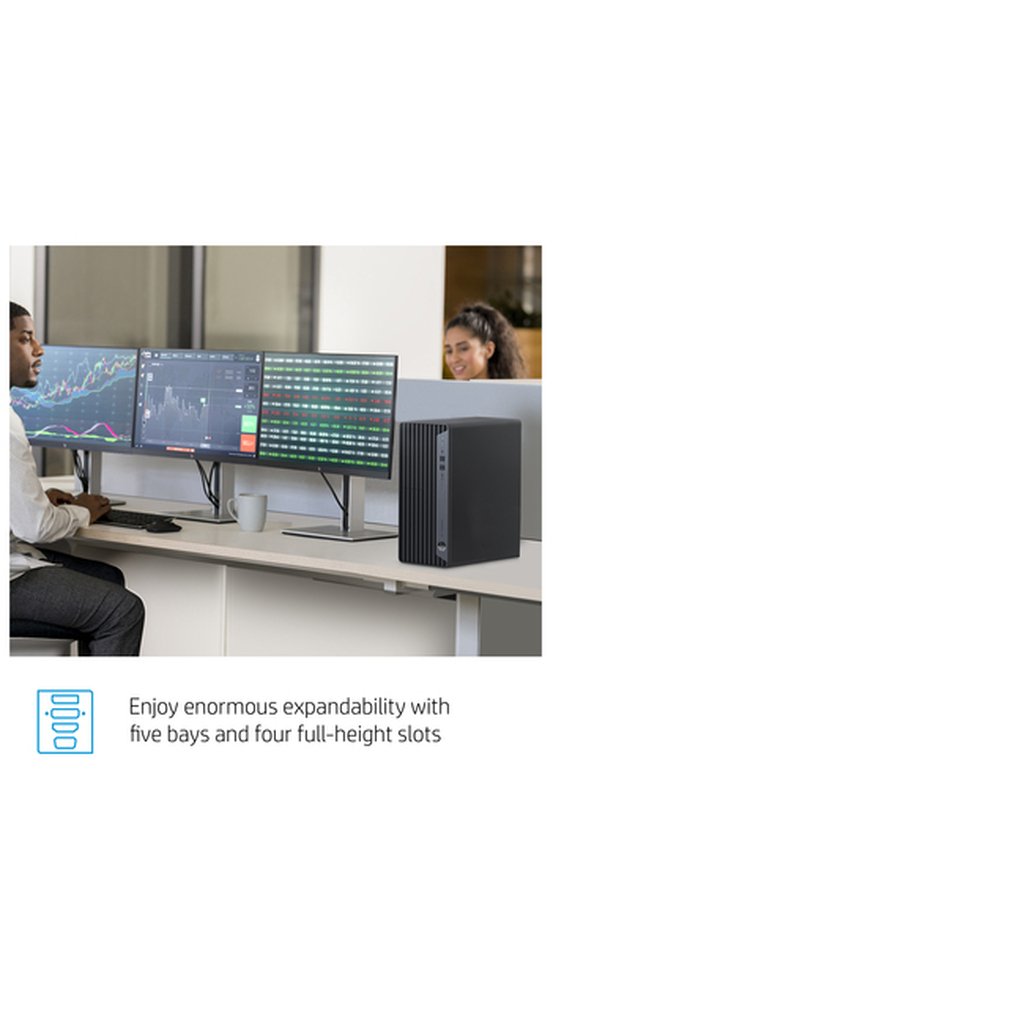 HP EliteDesk 800 G6 Intel® Core™ i5 i5-10500 8 GB DDR4-SDRAM 256 GB SSD Windows 10 Pro Tower PC Black - Image 5