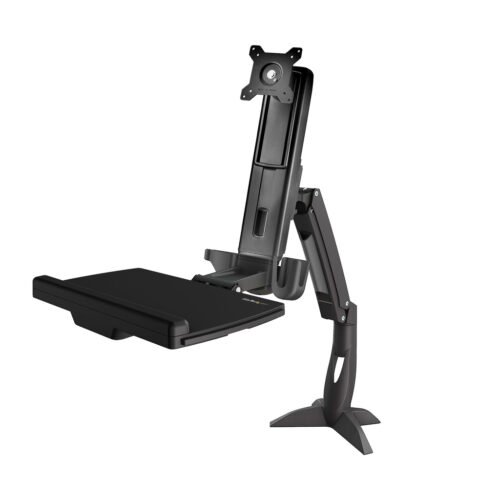 StarTech.com Sit Stand Monitor Arm - Desk Mount Adjustable Sit-Stand Workstation Arm for Single 34" VESA Mount Display - Ergono - Image 5