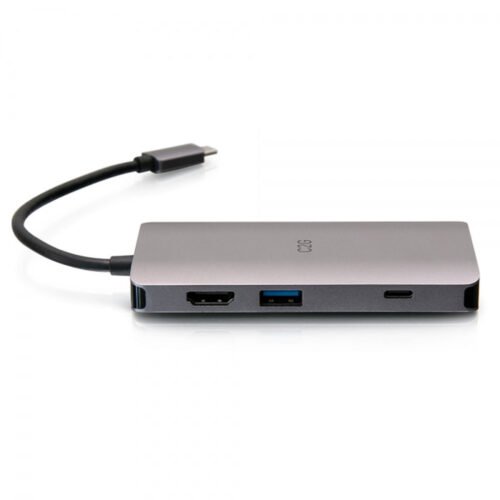 C2G USB-C 8-in-1 Mini Dock with HDMI, 2x USB-A, Ethernet, SD Card Reader, and USB-C Power Delivery up to 100W - 4K 30Hz - Image 4