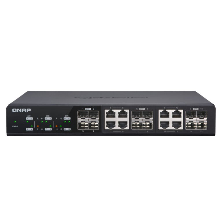 QNAP QSW-M1208-8C network switch Managed L2 Black