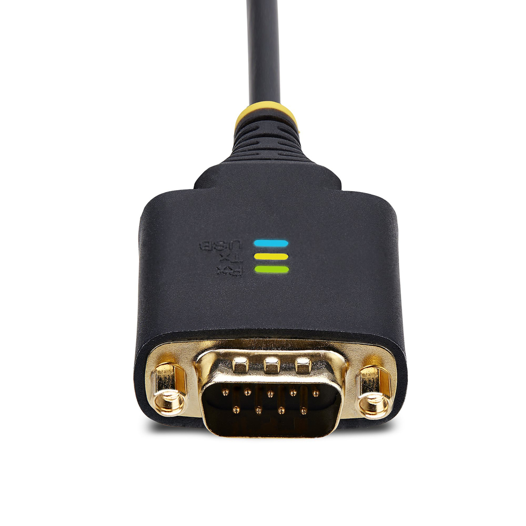 StarTech.com 13ft (4m) 2-Port USB to Serial Adapter Cable, Interchangeable DB9 Screws/Nuts, COM Retention, USB-A to DB9 RS232, - Image 5