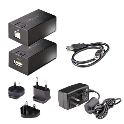 StarTech.com 150m (492ft) USB 2.0 Extender over Cat5e/Cat6 Ethernet Cable, Externally Powered USB Extender via RJ45/Network Cab - Image 5