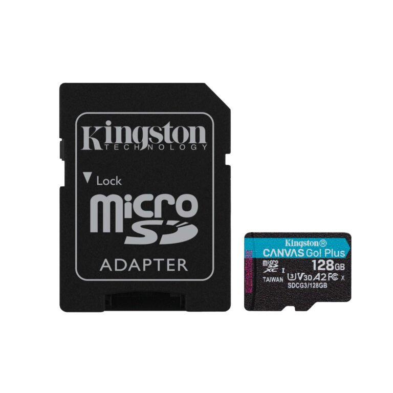 Kingston Technology Canvas Go! Plus 128GB microSDXC Canvas Go Plus 170R A2 U3 V30 Card + ADP