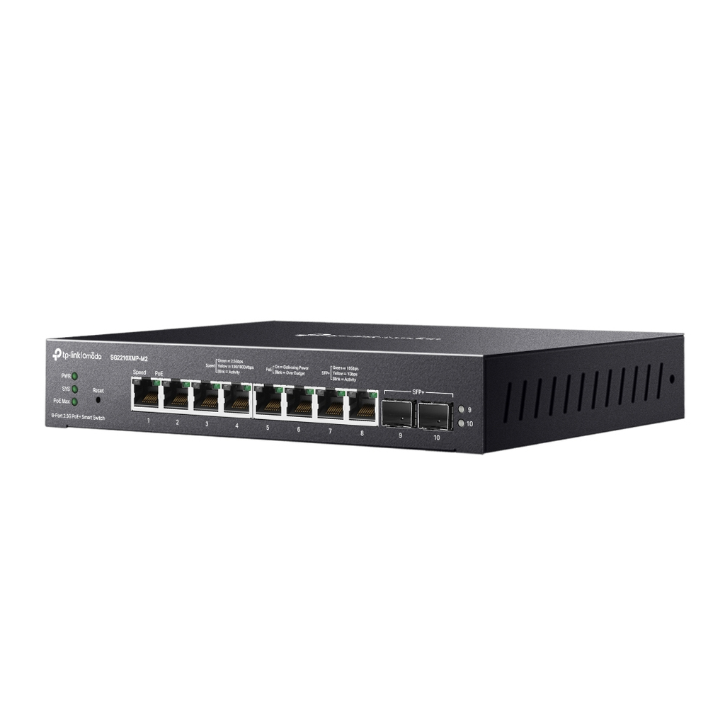 TP-Link Omada 8-Port 2.5GBASE-T and 2-Port 10GE SFP+ Smart Switch with 8-Port PoE+ - Image 5
