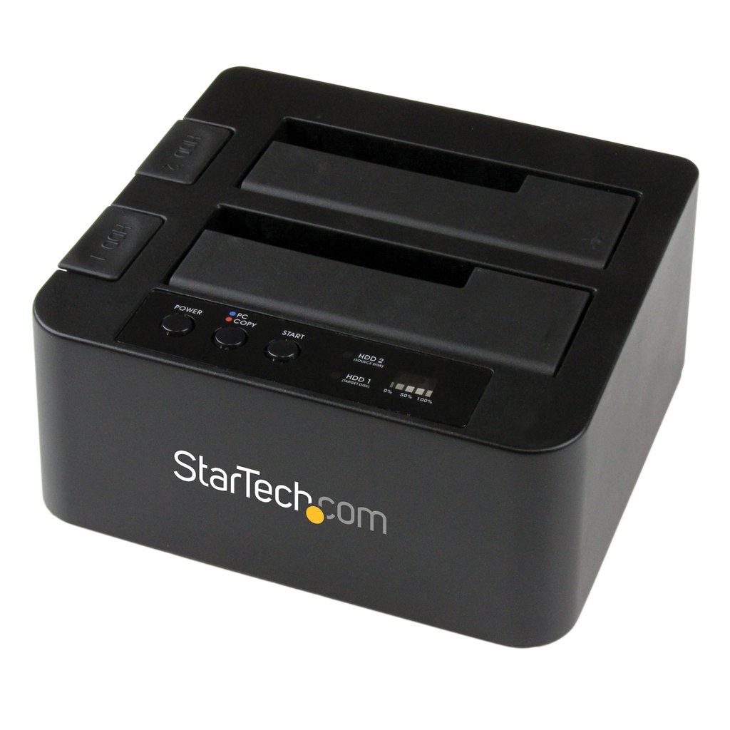 StarTech.com Dual Bay Hard Drive Duplicator, Standalone USB 3.0 (5 Gbps) / eSATA to 2.5/3.5" SATA III HDD/SSD Cloner/Copier, Ha - Image 6