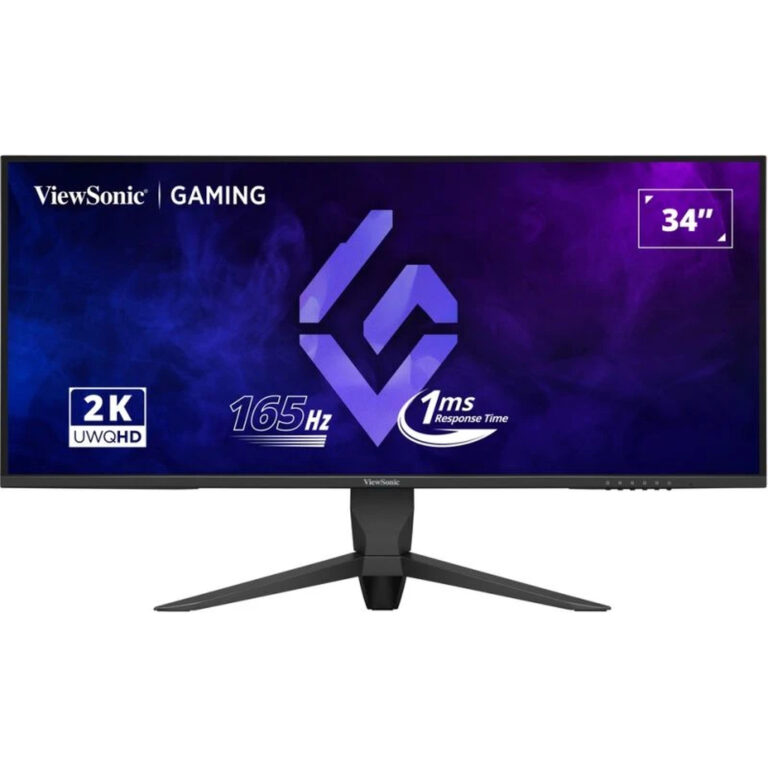 Viewsonic VX Series VX3480-2K-PRO computer monitor 86.4 cm (34") 3440 x 1440 pixels UltraWide Quad HD LED Black