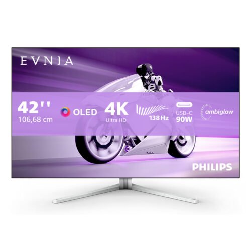 Philips 42M2N8900/00 computer monitor 105.5 cm (41.5") 3840 x 2160 pixels 4K Ultra HD OLED White - Image 2