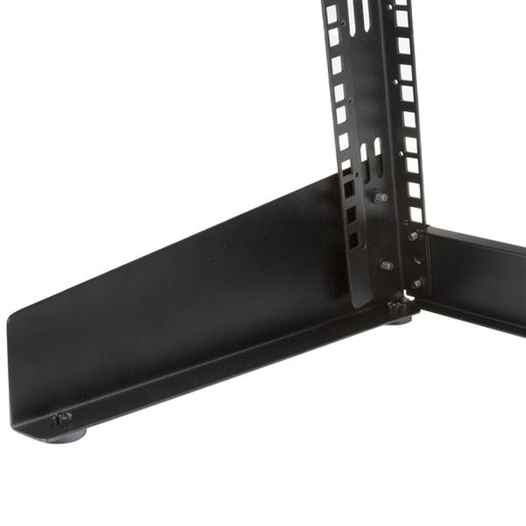 StarTech.com 2-Post 8U Desktop Server Rack, Small Open Frame 19in Computer Rack, Compact Network Rack for AV / Studio / Data / - Image 4