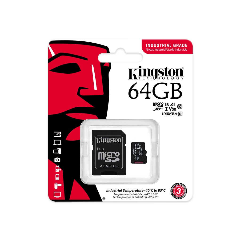 Kingston Technology Industrial 64 GB MicroSDXC UHS-I Class 10 - Image 3