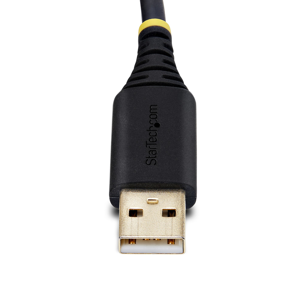 StarTech.com 13ft (4m) 2-Port USB to Serial Adapter Cable, Interchangeable DB9 Screws/Nuts, COM Retention, USB-A to DB9 RS232, - Image 4