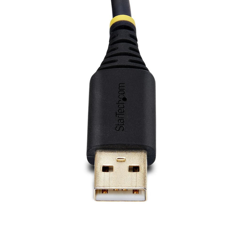 StarTech.com 3ft (1m) USB to Null Modem Serial Adapter Cable, Interchangeable DB9 Screws/Nuts, COM Retention, USB-A to RS232, F - Image 6