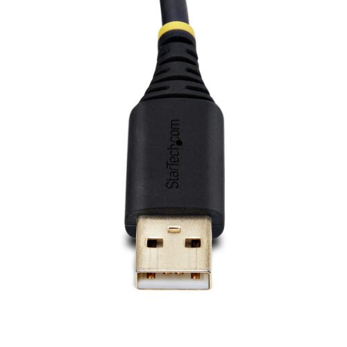 StarTech.com 3ft (1m) USB to Null Modem Serial Adapter Cable, Interchangeable DB9 Screws/Nuts, COM Retention, USB-A to RS232, F - Image 5
