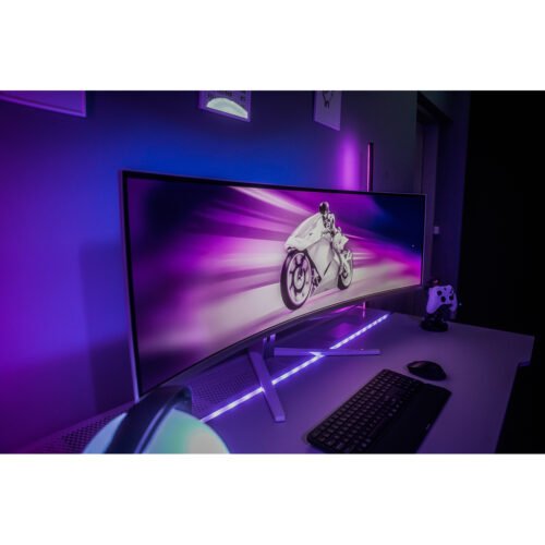Philips Evnia 8000 49M2C8900/00 computer monitor 124.2 cm (48.9") 5120 x 1440 pixels Dual QHD QD-OLED White - Image 13