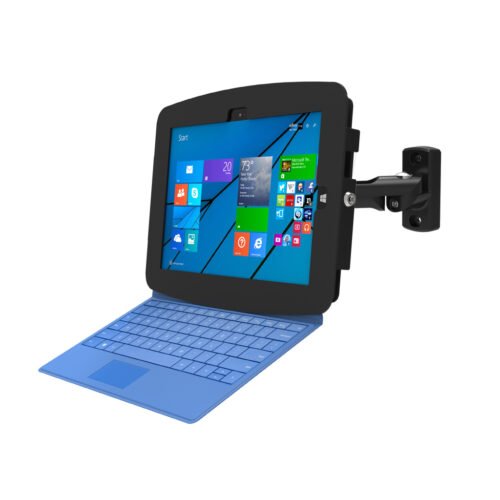 Compulocks Surface Pro 3-7 Space Enclosure Swing Wall Mount Black - Image 2