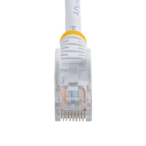 StarTech.com Cat5e Ethernet Patch Cable with Snagless RJ45 Connectors - 5 m, White - Image 2
