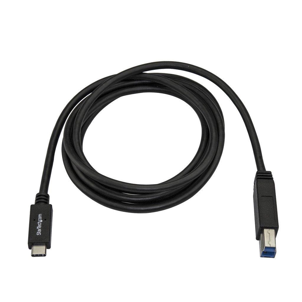 StarTech.com USB-C to USB-B Cable - M/M - 2 m (6 ft.) - USB 3.0 - Image 5