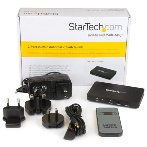 StarTech.com 2-Port HDMI automatic video switch w/ aluminum housing and MHL support – 4K 30Hz - Image 4