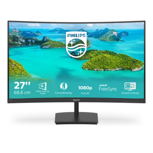 Philips E Line 271E1SCA/00 LED display 68.6 cm (27") 1920 x 1080 pixels Full HD LCD Black - Image 2