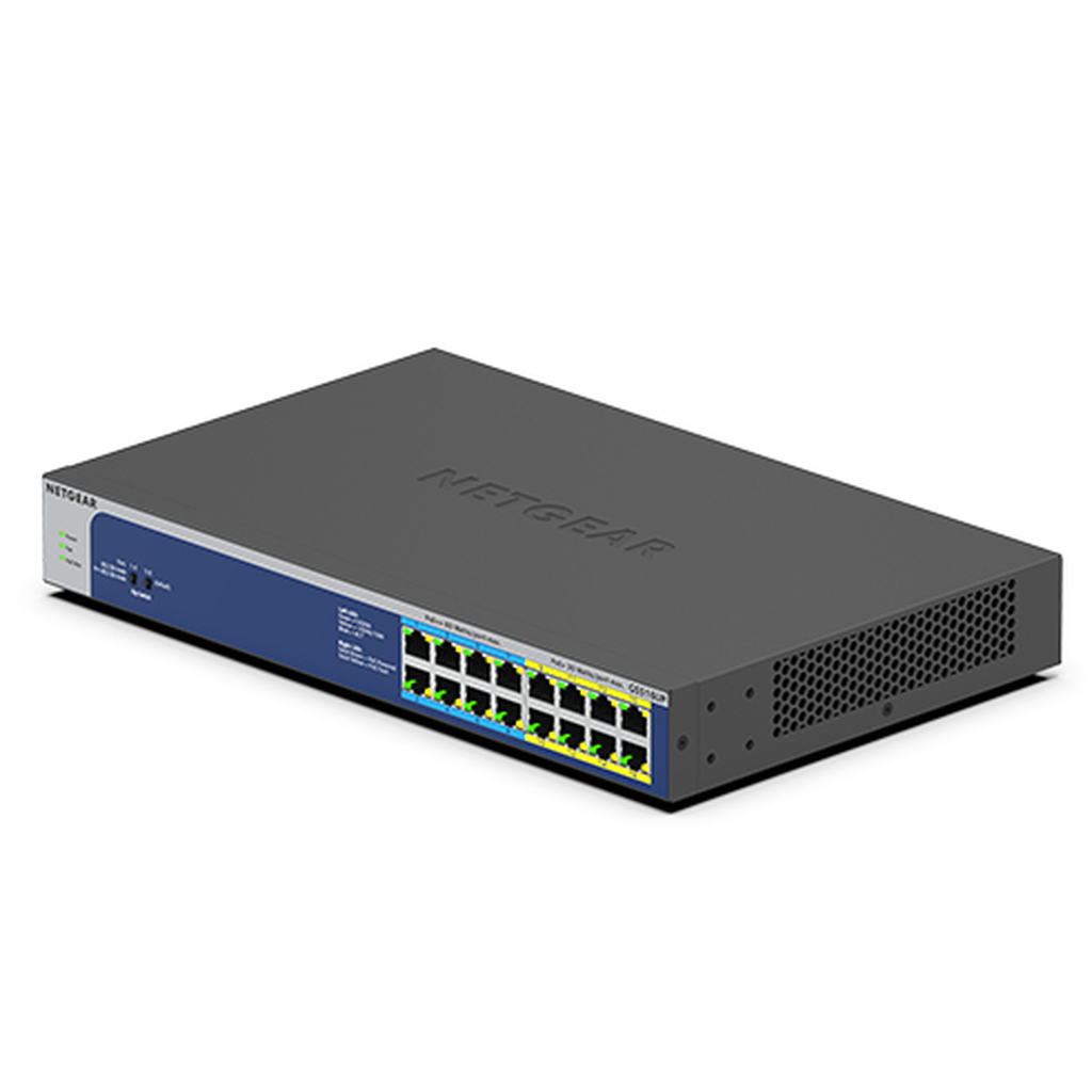 NETGEAR GS516UP Unmanaged Gigabit Ethernet (10/100/1000) Power over Ethernet (PoE) Grey - Image 2