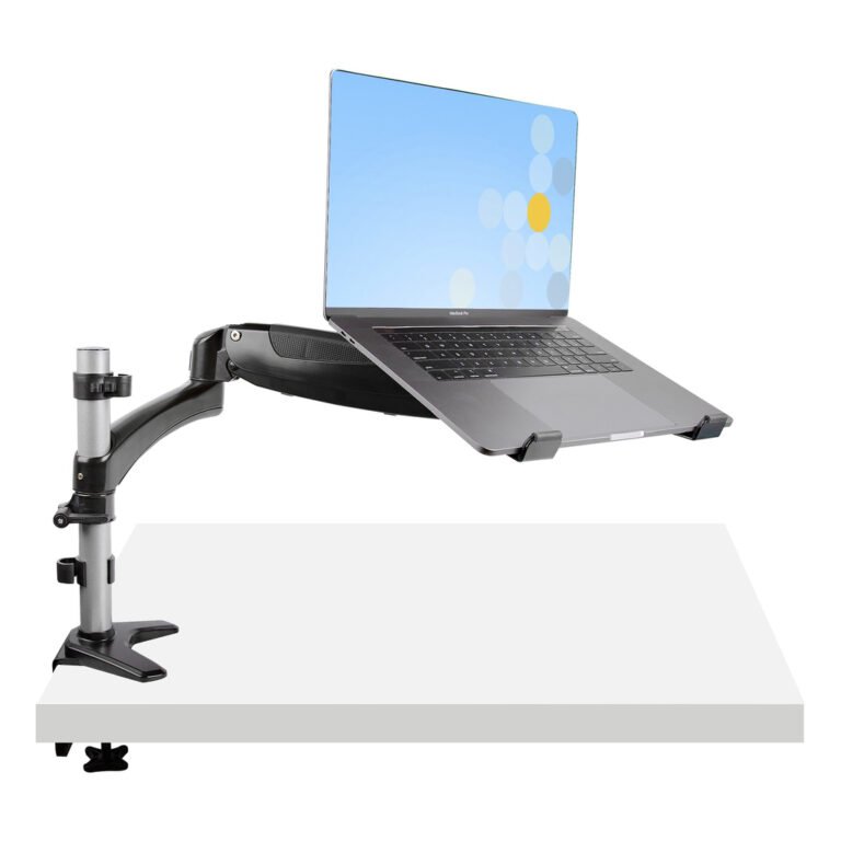 StarTech.com Desk Mount Laptop Arm - Full Motion Articulating Arm for Laptop or Single 34" Monitor - VESA Mount Laptop Tray Bra