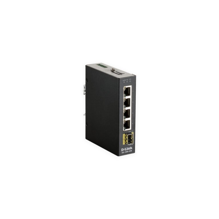 D-Link 5-Port Unmanaged Industrial Switch with 4 x 10/100/1000BaseT(X) & 1 x 100/1000BaseSFP