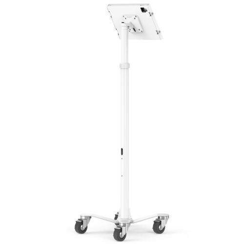 Compulocks iPad Air M2 13" (2024), Apex Enclosure Rolling Cart - Rise Freedom White - Image 3