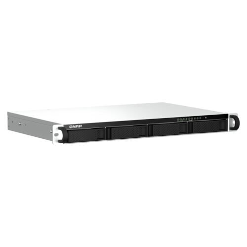 QNAP TS-464eU NAS Rack (1U) Intel® Celeron® N5095 8 GB DDR4 0 TB QNAP Turbo System Aluminium, Black - Image 2