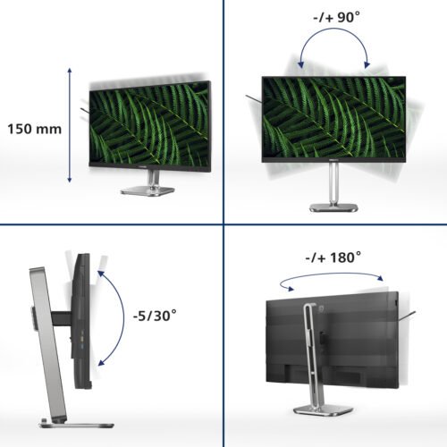 Philips 5000 series 27B2G5500/00 computer monitor 68.6 cm (27") 2560 x 1440 pixels Quad HD LCD Anthracite - Image 11