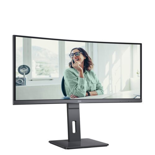 AOC CU34P3CV computer monitor 86.4 cm (34") 3440 x 1440 pixels UltraWide Quad HD LED Black - Image 16