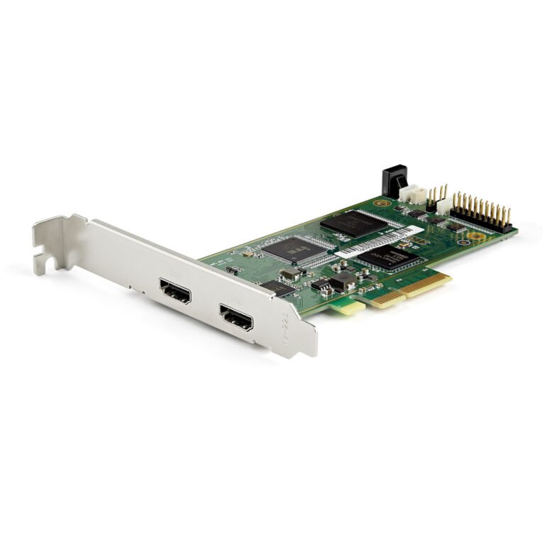 StarTech.com PCIe HDMI Capture Card - 4K 60Hz PCI Express HDMI 2.0 Capture Card w/HDR10 - PCIe x4 Video Capture Device for Desk