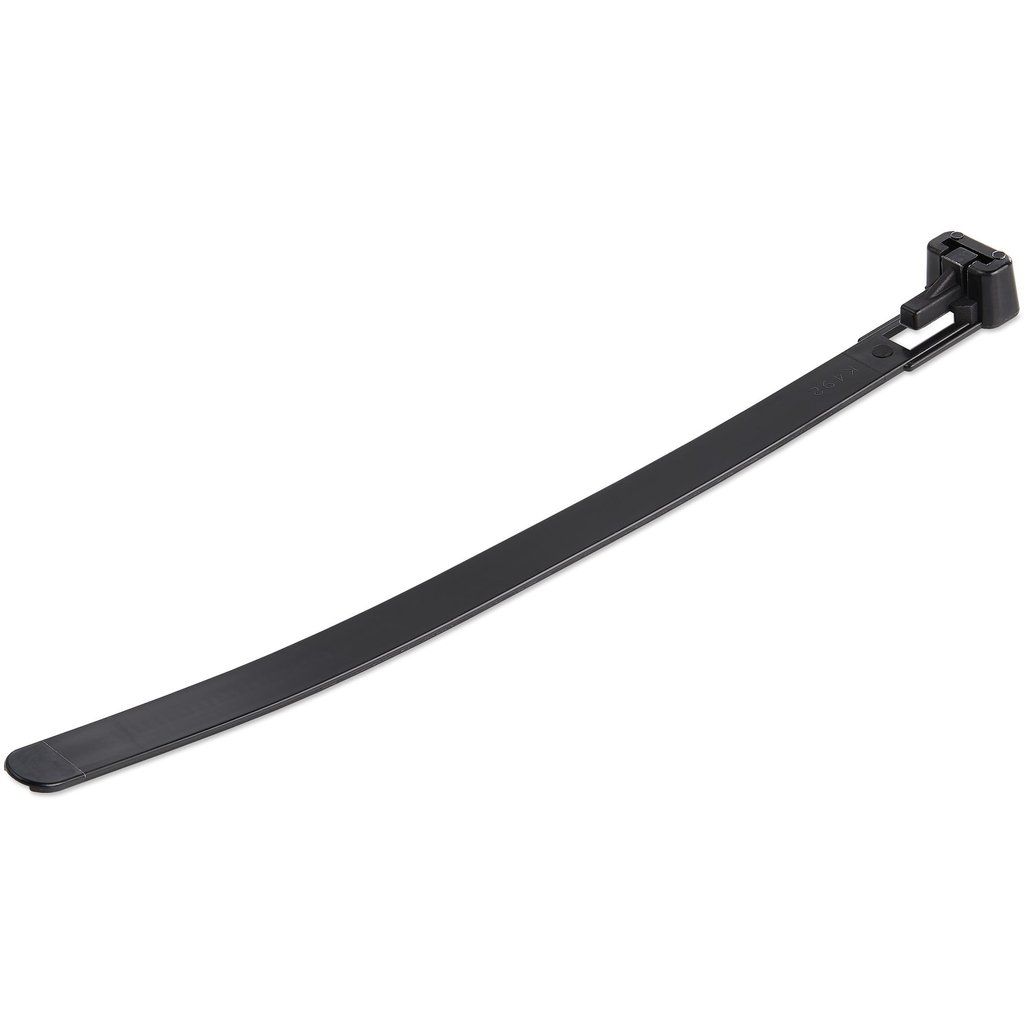 StarTech.com 6"(15cm) Reusable Cable Ties - 1/4"(7mm) wide, 1-3/8"(35mm) Bundle Dia. 50lb(22kg) Tensile Strength, Releasable Ny
