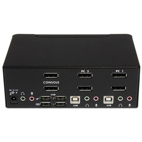 StarTech.com 2-Port DisplayPort Dual-Monitor KVM Switch - 4K 60Hz - Image 3